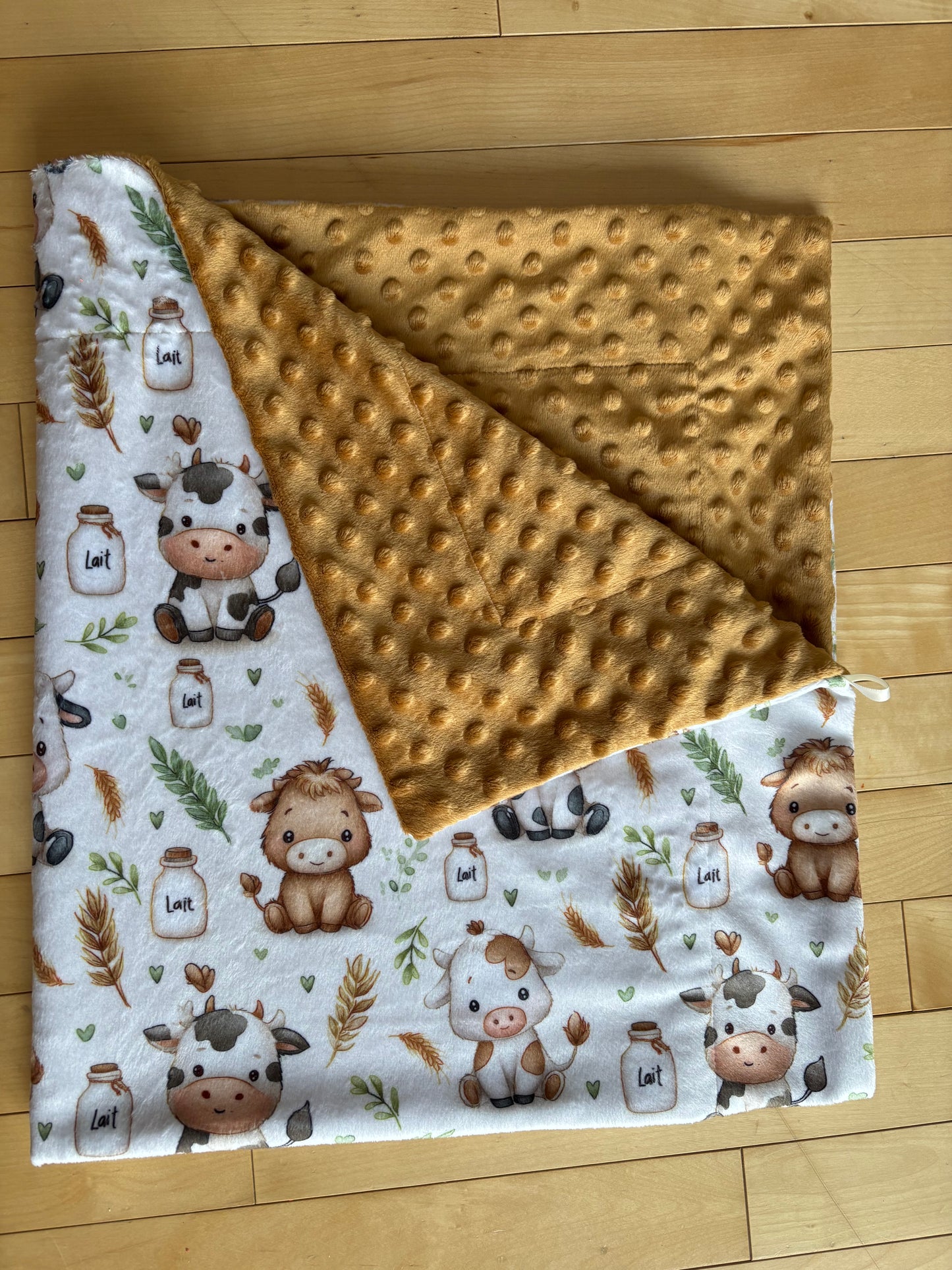 Couverture en minky