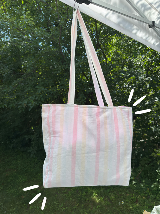 Sac fourre-tout en tissu recyclé